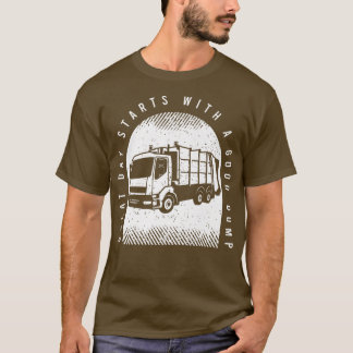 Mannen Gezegde voor het recycleren van vrachtwagen T-shirt