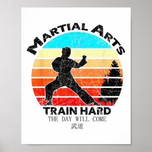 Mannen Gezegden voor het trainen van oude vechtspo Poster