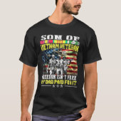 Mannen gezel zoon van Vietnam Veteranenvader T-shirt (Voorkant)