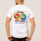 Mannen Ghost Advocate Paranormal Shirt voor Autism (Achterkant)