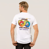 Mannen Ghost Advocate Paranormal Shirt voor Autism (Achterkant volledig)