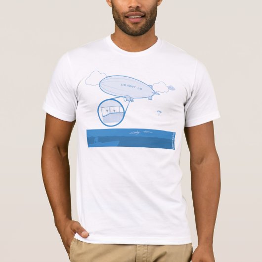 Mannen Ghost Blimp Shirt (Voorkant)