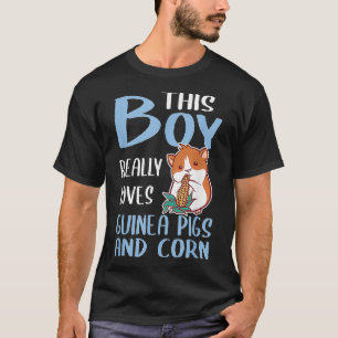 Mannen Gift Deze jongen houdt echt van cavia's _1 T-shirt