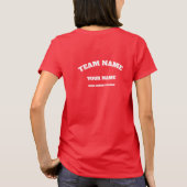 Mannen Gift Sport Bowling Shirt ALLEY GATOR (Achterkant)