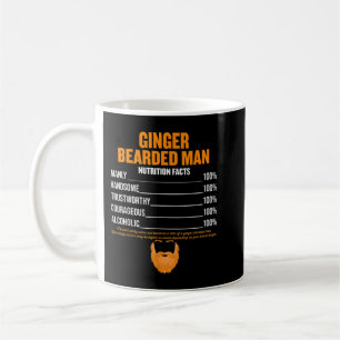 Mannen Ginger Bearded man nutricition facts redhea Koffiemok