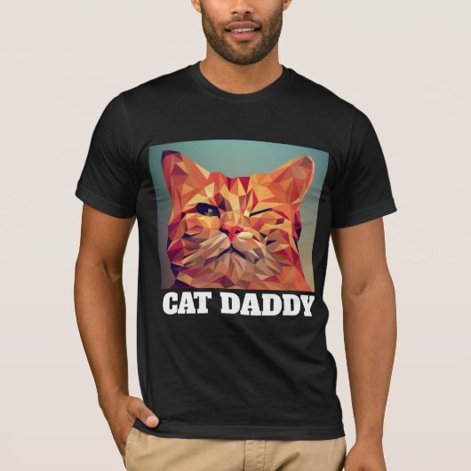 MANNEN GINGER CAT DADDY DAD T-Shirts (Voorkant)