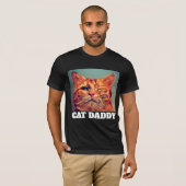 MANNEN GINGER CAT DADDY DAD T-Shirts (Voorkant volledig)