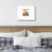Mannen Giraffe Fluisteraar Retro Afrikaans Dier Vi Canvas Afdruk (Insitu (Slaapkamer))