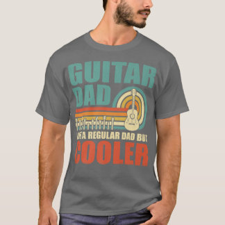 Mannen  gitaarvader zoals een gewone pap Guitari T-shirt