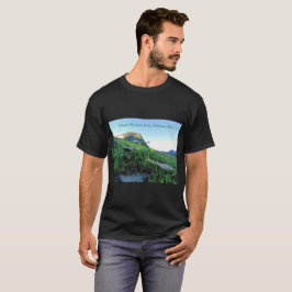 Mannen Glacier Mountain Meadows Zwart T-shirt