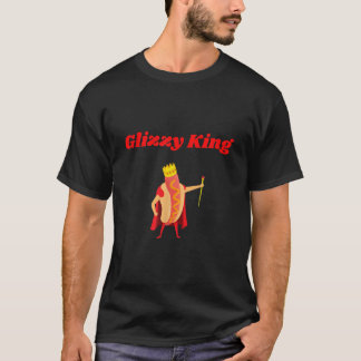 Mannen Glizzy king king hot dog T-shirt