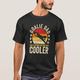 Mannen Goalie pa is een gewone vader, maar een koe T-shirt