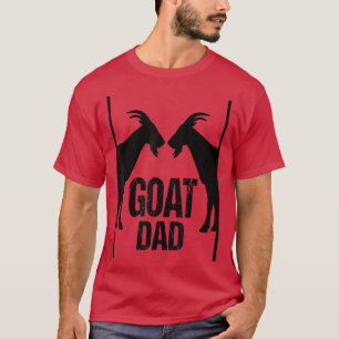 Mannen Goat Farmer Goat Dad Boerderij Animal Funny T-shirt