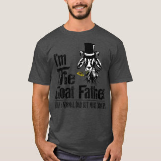 Mannen Goat Farmer Goat Father Dad Boerderij Anima T-shirt