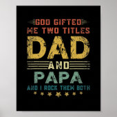 Mannen God gaf me twee titels, pap en snoepgoed Poster (Voorkant)