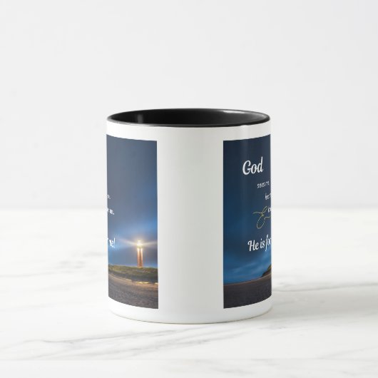 Mannen - God ziet-hoort-kent mij Mok (Midden)