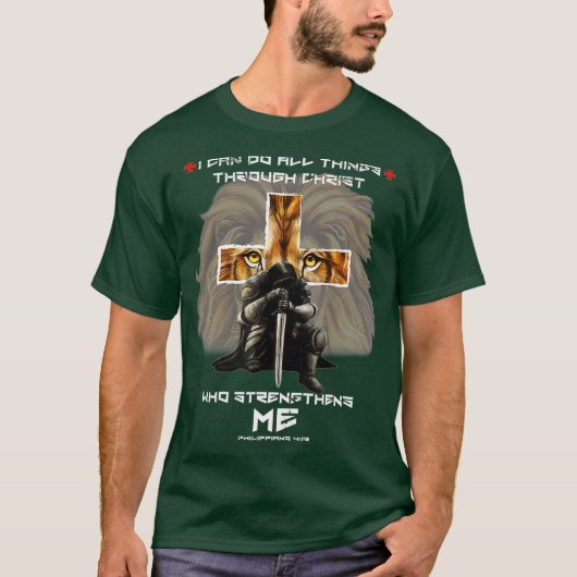 Mannen godsdienstige cadeaus voor mannen pap Leon  T-shirt (Voorkant)