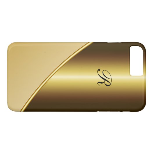 Mannen Gold Business Case-Mate iPhone Case (Achterkant (Horizontaal))