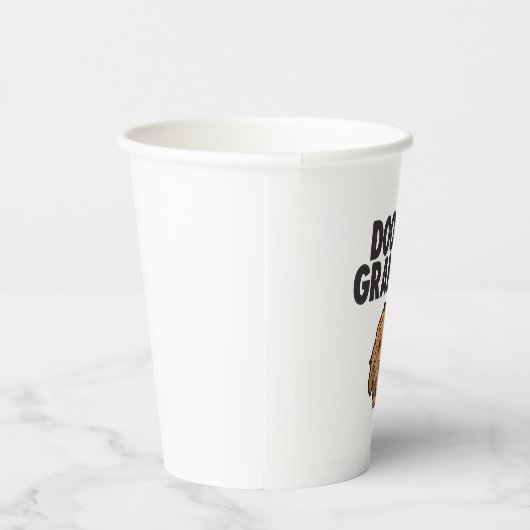 Mannen Goldendole Grandpa Doodle Papa Cute Golkuil Papieren Bekers (Rechts)