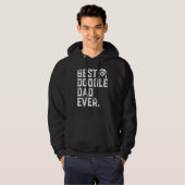 Mannen Goldendole Pap Beste Doodle Papa ooit Hoodie (Voorkant volledig)