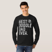 Mannen Goldendole Pap Beste Doodle Papa ooit T-shirt (Voorkant volledig)