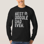 Mannen Goldendole Pap Beste Doodle Papa ooit T-shirt (Voorkant)