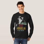 Mannen Golf Best Abuela van Par Grandpa Golfer vad T-shirt (Voorkant volledig)