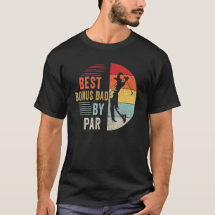 Mannen Golf Best Bonus Papa van Par Papa Golfer Fa T-shirt