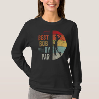 Mannen Golf beste Bob van Par Grandpa Golfer T-shirt