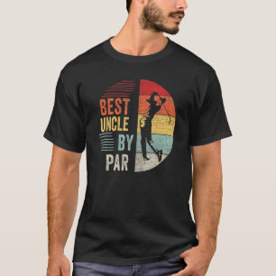 Mannen Golf Beste oom van Par Papa Golfer Vader T-shirt