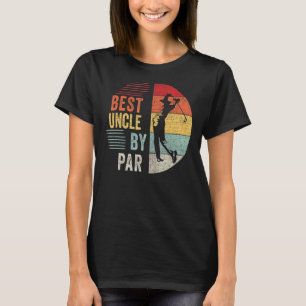 Mannen Golf Beste oom van Par Papa Golfer Vader T-shirt