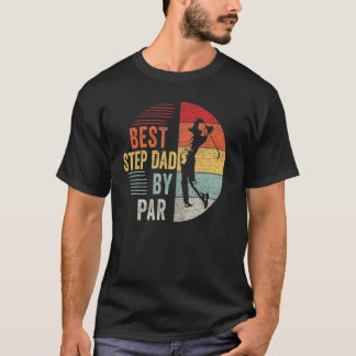 Mannen Golf beste stap vader par par Golfer vader T-shirt