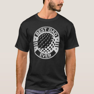 Mannen golf beste vader ooit van dochter zoon vrou t-shirt