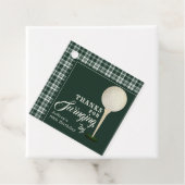 Mannen Golf Milestone Verjaardagsfeest Dank u Bedankjes Labels (In situ)