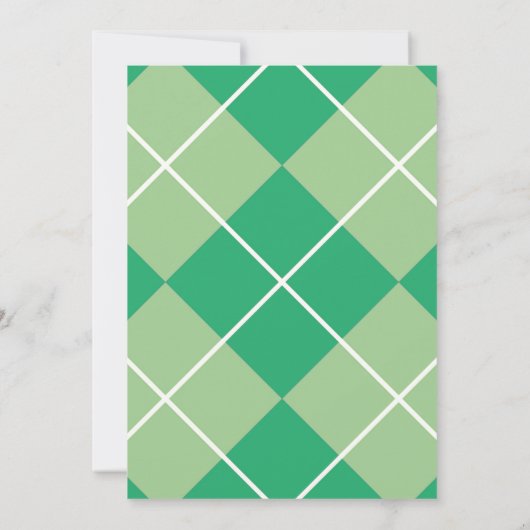 Mannen Golf Par-t-shirt Verjaardag Kaart (Achterkant)