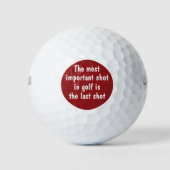 Mannen Golffrase Golfballen (Voorkant)