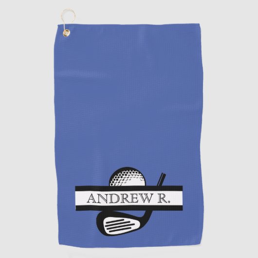 Mannen Golfhanddoek (Voorkant)