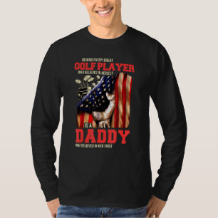 Mannen Golfspeler Dochter en papa Golfer B T-shirt