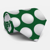 Mannen Golfthema Stropdas (Opgerold)