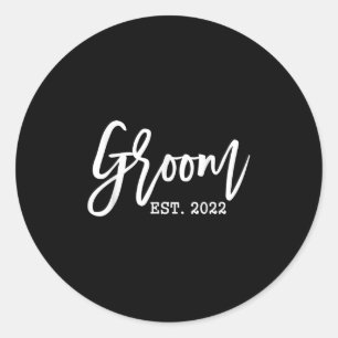 Mannen gom 2022 ronde sticker
