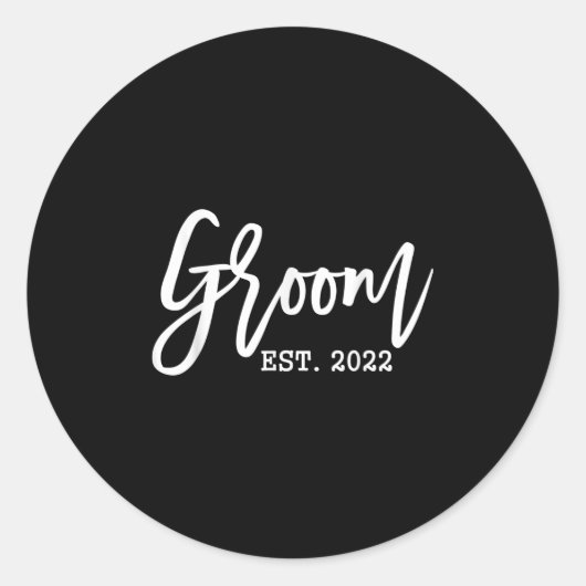Mannen gom 2022 ronde sticker (Voorkant)