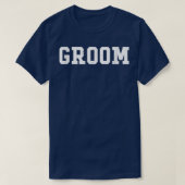 Mannen gom t-shirt (Design voorkant)