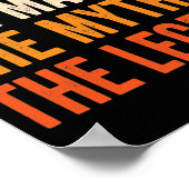 Mannen gooien het Man de mythe de legende Poster (Hoek)