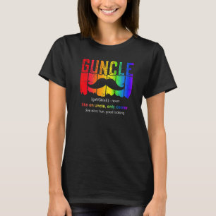 Mannen Goom Definition regenboogvlag Lgbatq Pride  T-shirt