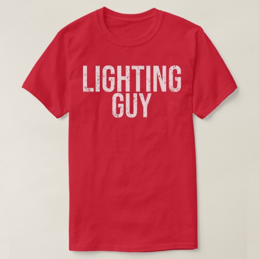 Mannen gootsteen Verlichting van de Guy Verlichtin T-shirt (Design voorkant)