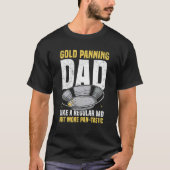 Mannen gouddigitaliseringspun voor een Gold Panni T-shirt (Voorkant)
