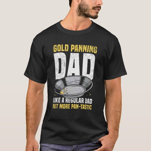 Mannen gouddigitaliseringspun voor een Gold Panni T-shirt (Voorkant)
