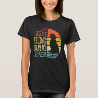 Mannen  goudkoorts Best Dog Pap Ever Fa T-shirt