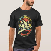 Mannen gpa als opa alleen koel t-shirt (Voorkant)