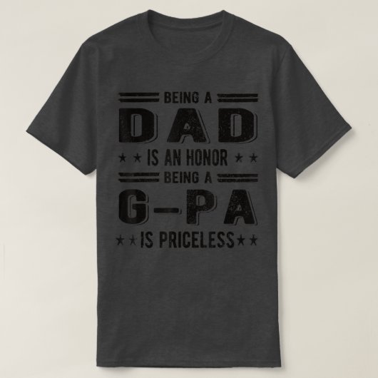 Mannen GPa Best GPa Grandpa T-shirt (Design voorkant)